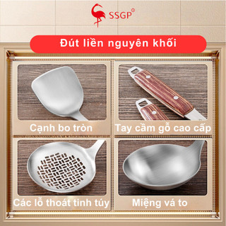 Vá lẩu inox 304 Stuttgart  SSGP SS11806 Vá múc lẩu, Muôi lẩu, Muỗng canh, muôi múc canh, Vá lẩu to