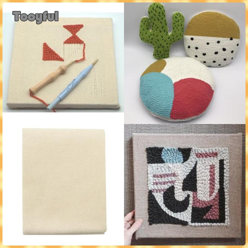 Trống Monk Vải Cotton Nguyên Chất Dự Trữ Aida Vải Cho DIY Punch Needling Vải