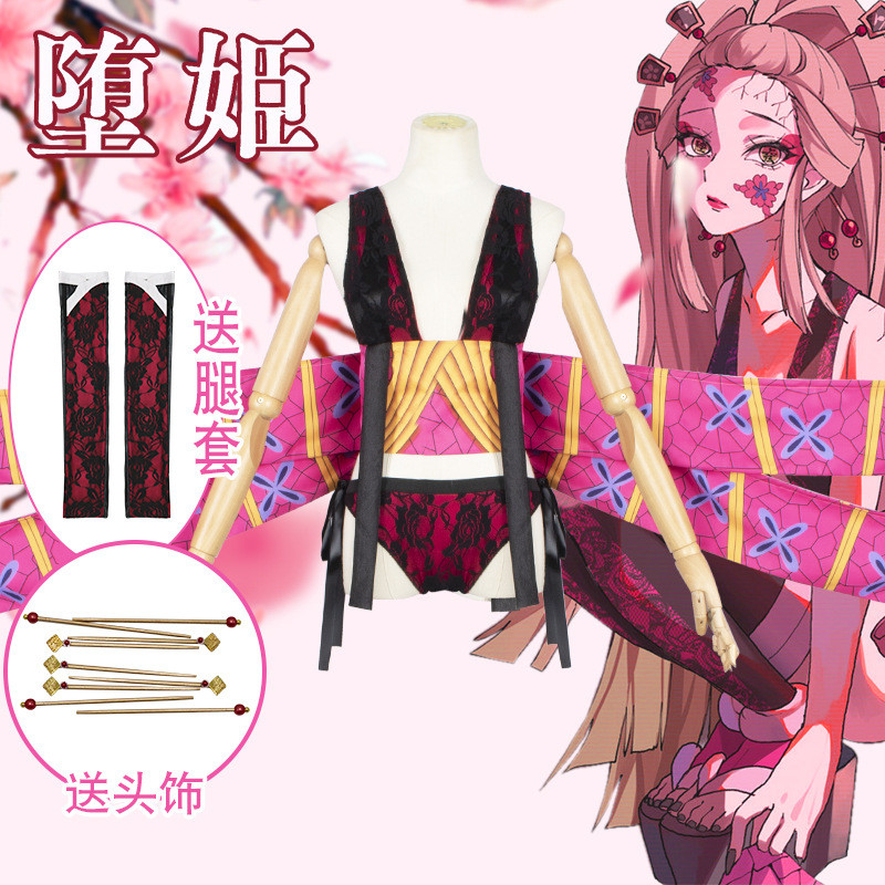 Trang phục cosplay Demon Slayer Kimetsu no Yaiba cho màn biểu diễn Daki dance sân khấu