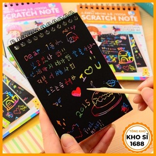 Sổ vẽ ma phép thuật vẽ tranh cho trẻ em sáng tạo đồ chơi thông minh E262