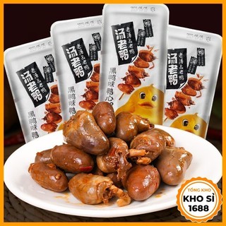 Tim vịt cay ăn liền siêu ngon, đồ ăn vặt Trung Quốc, đồ ăn cay nội địa Trung, que cay ăn vặt, tăm cay E1649