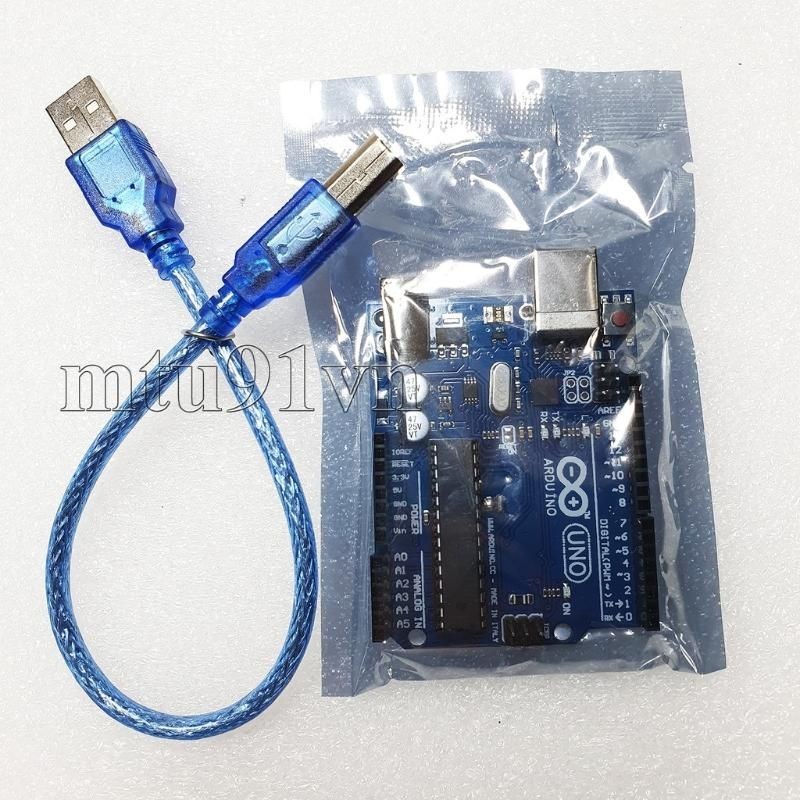 Mạch Arduino UNO R3 DIP (chíp cắm - có kèm cáp)