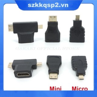 Đầu nối chuyển đổi chuyển đổi chuyển đổi đầu đực sang đầu đực Mini Micro HDMI cho cáp HDTV VNK2