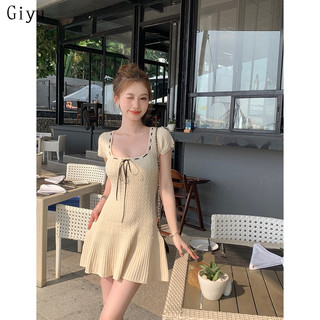 Giyu váy Đầm váy nữ body đầm Vintage thời trang Minimalist Korean WLQ2440VKO 16Z240419