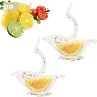 Máy ép chanh thủ công PEARLVN, Dụng cụ nhà bếp Máy ép trái cây Mini trong suốt, Dụng cụ ép Acrylic cầm tay cầm tay Dụng cụ ép nước màu cam Dễ dàng làm sạch