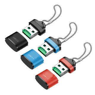 Đầu đọc thẻ nhỏ gọn Mini MicroSD / Thẻ TF / Thẻ nhớ điện thoại di động Đầu đọc thẻ di động sáng tạo trên ô tô