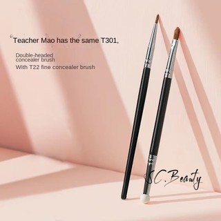 T301 cọ che khuyết điểm hai đầu cọ kem nền cọ trang điểm tóc mềm che khuyết điểm bút dụng cụ làm đẹp