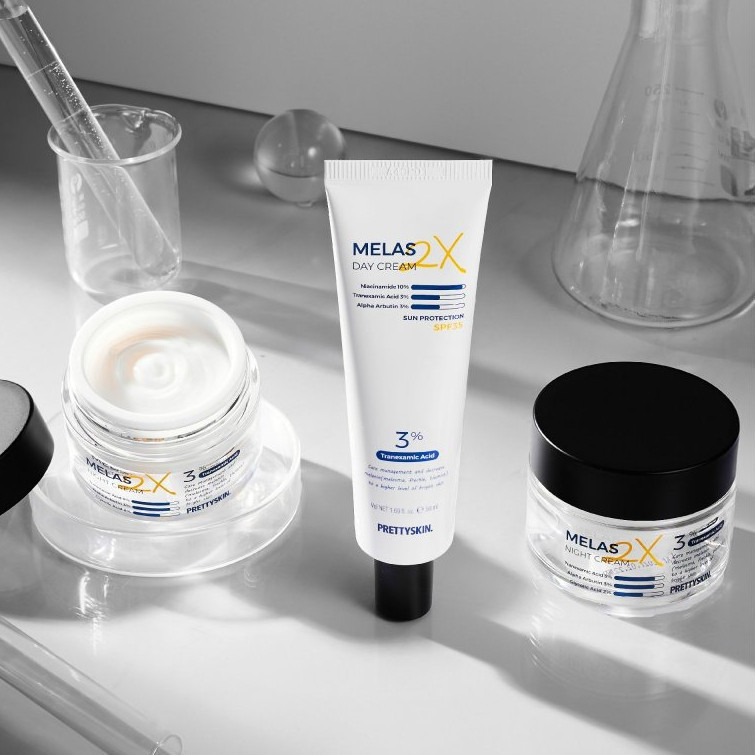 Kem Nám Melas 2X Prettyskin Dưỡng Trắng Da Mờ Thâm Nám Pretty skin 50ml