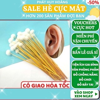 Combo 10 cây bông se lỗ tai ✅ freeship 🚛 có video thật 🎥 10 cây bông se lỗ tai loại tốt - phát huy hoàng