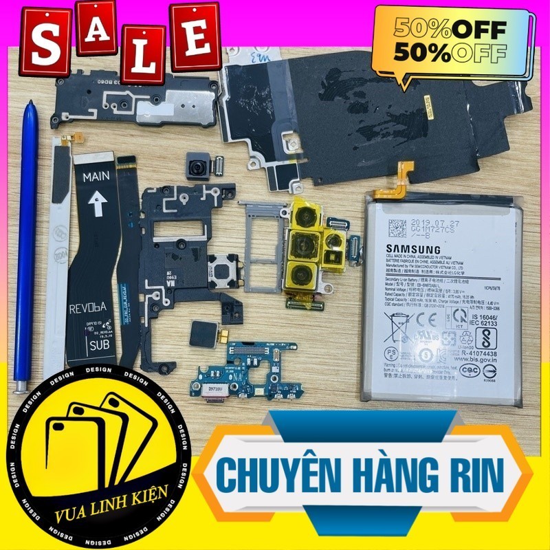 Linh kiện Samsung Note 10 Plus (N975 N976 N976N N975U N975F) Rin bóc máy...Camera Trước Sau,Main sạc