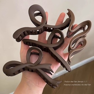 Kẹp Tóc Mờ Lớn Sóng Kẹp Tóc 2025 Phong Cách Mới Phụ Kiện Tóc Nữ