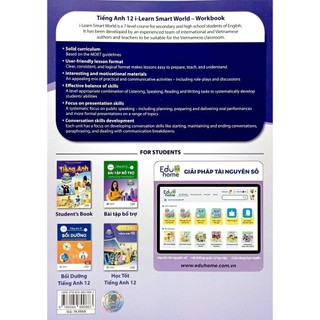Sách Tiếng Anh 12 I-Learn Smart World - Workbook (Chuẩn)