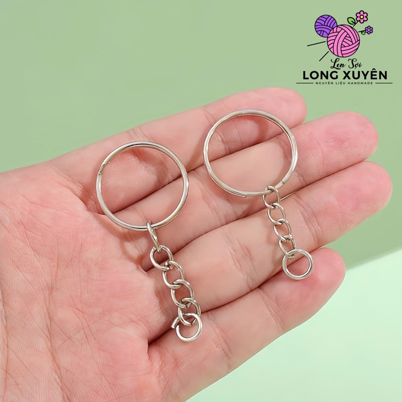 Móc khoá khoen 2.5cm set 10c