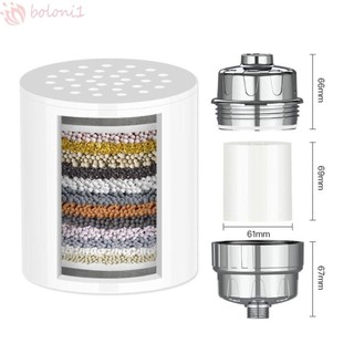 [Cod] Hộp mực thay thế bộ lọc vòi hoa sen, Máy lọc nước tắm tương thích đa năng 15 / 20 giai đoạn, Giảm hóa chất phục hồi máy lọc nước cứng cân bằng PH