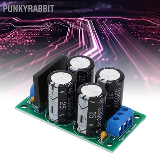 PunkyRabbit Bộ lọc chỉnh lưu bộ khuếch đại công suất kép Cầu phẳng Bảng cung cấp điện không được kiểm soát Mô-đun 25A AC9‑17V