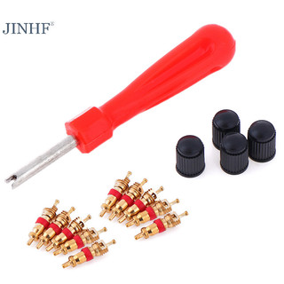 JINHF 15 Chiếc Đồng Van Xe Máy Xe Máy Xe Đạp Lốp Van Chân Không Lốp Van Thân Tẩy Phụ Kiện Ô Tô HOT