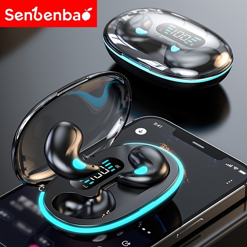 Senbenbao Tai nghe ngủ X55 Tai nghe làm việc mini không dây TWS Tai nghe với Microphone | BigBuy360 - bigbuy360.vn