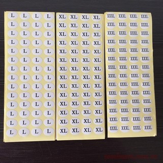 [ GIAO ĐƠN TỪ 50K ] 500 sticker Decal size dán, size số dán mác quần áo