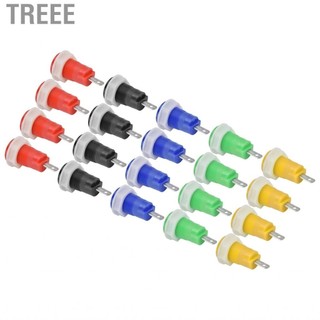Treee Binding Post Insulated Safe 4 Set Banana Socket Brass for Speaker Testing