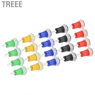 Treee Binding Post Insulated Safe 4 Set Banana Socket Brass for Speaker Testing