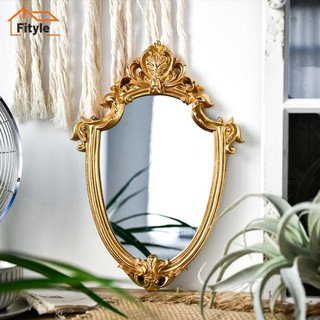 Fityle Gương vệ sinh cổ điển Châu Âu Gương treo khung
