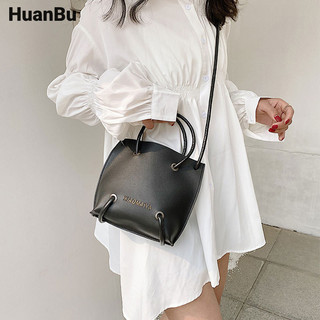 Túi xách nữ Huan Bu trên lưới mới màu đỏ thời trang Túi đeo chéo Tote màu trơn