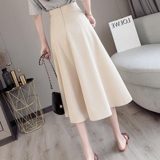 Jiashuchen a-Line Váy Nữ Mùa Hè Giữa Chiều Dài 2024 Phong Cách Mới Cao Cấp Xếp Ly Váy Sang Trọng Tất Cả Trận Đấu Thời Trang Lớn Viền Dù Trượt Tuyết