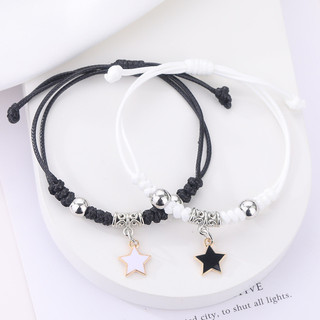 Vòng Tay Ngôi Sao Handmade Vòng Tay Hàn Quốc Nữ Sinh Viên Hai Người Bạn Gái Bạn Bè Phiên Bản Hàn Quốc Thời Trang Nam Nữ Cặp Đôi 100