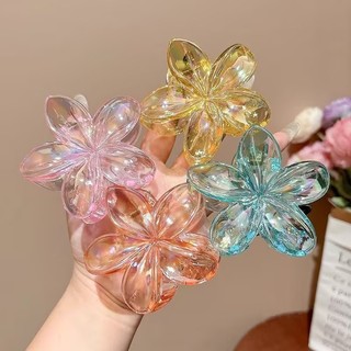 Chân Tóc Trong Suốt Ins Hoa Cá Mập Kẹp Thời Trang Mùa Hè Kẹp Tóc Cô Gái Ảnh Đạo Cụ Cung Cấp