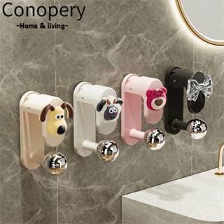 Conopery Móc lưu vực không đục lỗ, Chậu rửa không dấu vết Giá lưu vực, Phòng tắm Nhà bếp Tiết kiệm không gian Móc treo chậu rửa gấu dâu