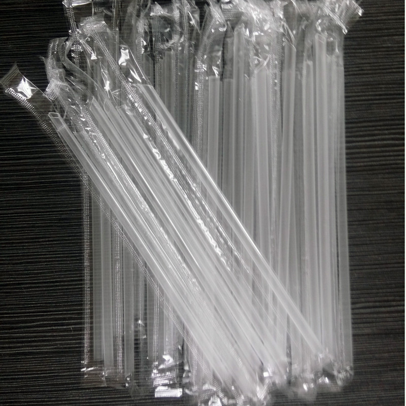 Ống hút ngắn ống hút sữa chua sữa đậu nành dùng một lần ống hút nhỏ uống cứng/Yakult Yakult đóng gói