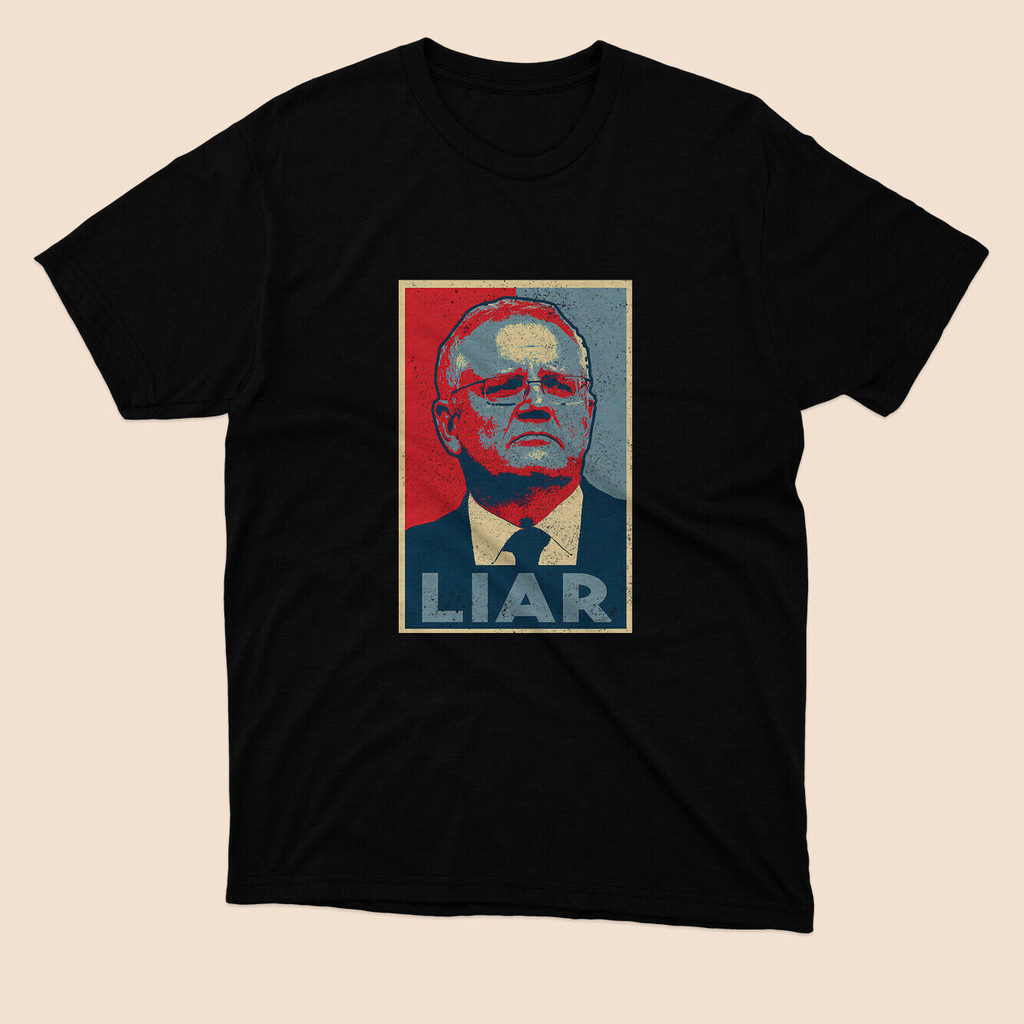Áo thun có Logo Liar Scott Morrison giới hạn