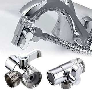 Bộ chuyển đổi vòi hợp kim kẽm - Van chuyển đổi bộ chia bồn rửa nhà bếp, Đầu nối vòi nước cho nhà vệ sinh, chậu rửa và vòi hoa sen