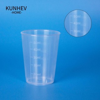 KUNHEV đo lường KUNHEV, Cốc đo lường tốt nghiệp bằng nhựa, Hộp đựng chất lỏng Dụng cụ đo lường tốt nghiệp Cốc thí nghiệm Nướng bếp