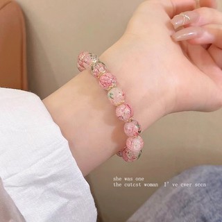 Vòng Tay Thủy Tinh Sakura Mới Phong Cách Trung Hoa Vòng Tay Thủy Tinh Đa Năng Trang Sức Bán Chạy Bạn Gái Quà Tặng