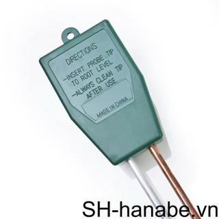 Máy đo PH đất 3 trong 1 Nồi Độ ẩm đất Máy đo độ ẩm Thực vật Tăng trưởng hoa Cường độ ánh sáng