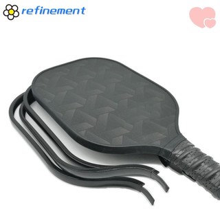 Refinement Dải viền mái chèo Pickleball, Băng bảo vệ cạnh khung sợi Carbon màu đen, Giảm va đập và ma sát Chống trầy xước Tháo gỡ Bộ bảo vệ vợt Pickleball