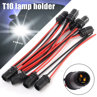 Chuôi đèn led t10 10mm t10 w5w mềm kết nối bóng đèn cho xe hơi / tàu thuyền