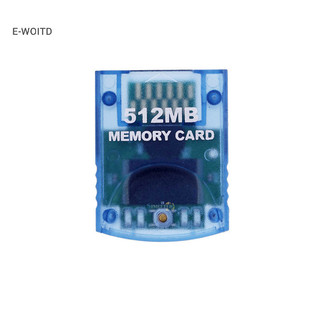 Thẻ nhớ thực tế e-woitd 512mb cho nintendo wii gamecube gc game thẻ nhớ trắng hnvn