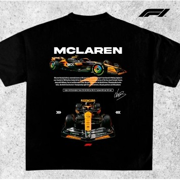 Áo thun McLaren MCl35 Formula 1 Lọ sợi nhỏ