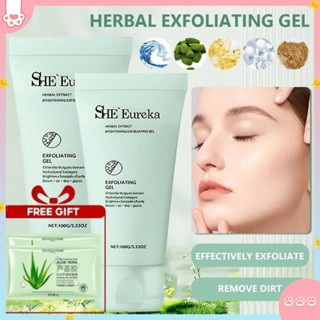 ✅COD 【Quà Tặng Miễn Phí Gel Tẩy Tế Bào Chết Làm Sáng Da Chiết Xuất Thảo Dược She Eureka 50g Có Tác Dụng Dưỡng ẩm Nuôi Dưỡng 