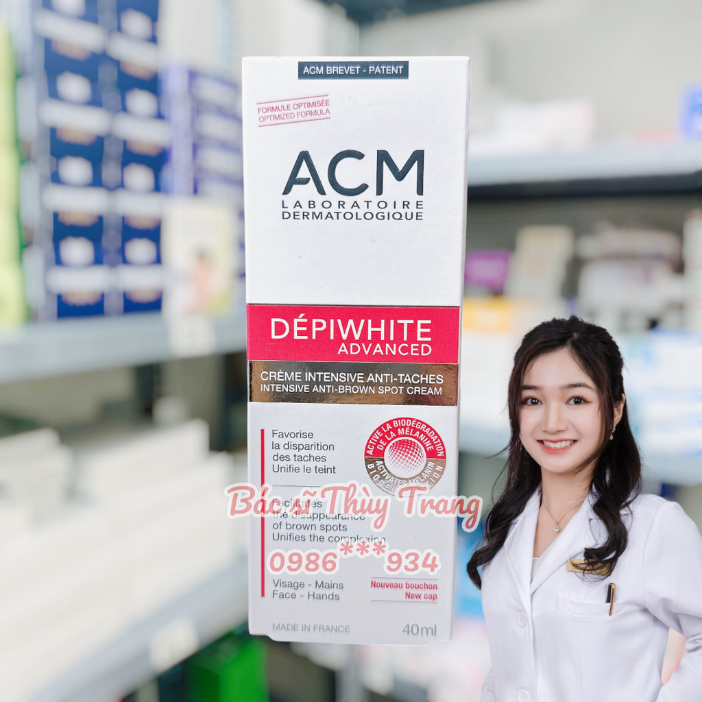 Kem giảm nám tàn nhang da không đều màu ACM Depiwhite Advanced Anti-Brown Spot Cream - 40ml