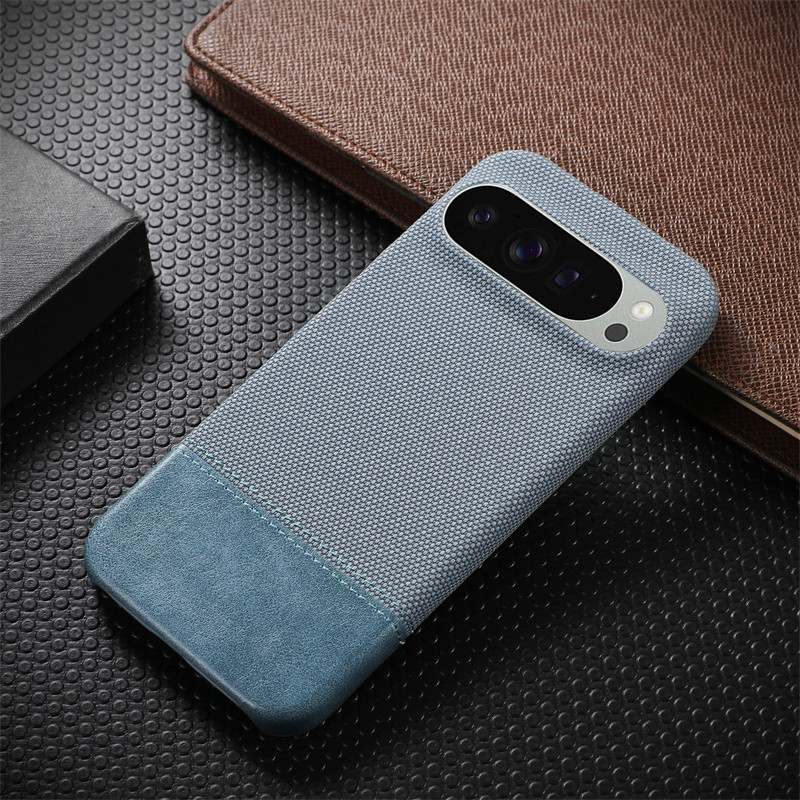 Splicing together canvas Cloth Leather Hybrid Luxury Back Case For Google Pixel 8 Pro 8A 9 Pro XL Ma