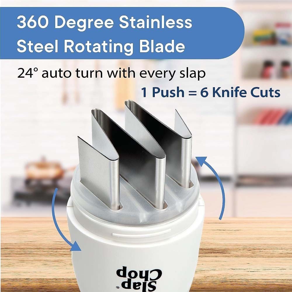 Hand Chop Food Chopper Cutter Mince Slice Dice Vegetable Garlic Onion Slap Chop