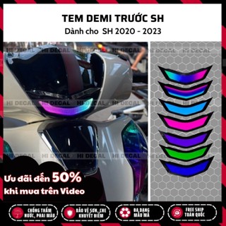 [1 Chiếc] Tem decal dán đèn demi trước Sh 2020 - 2024 |  Tem Decal Dán Đèn SH, Dán Đèn Pha, Đèn Demi, Đèn Xi Nhan