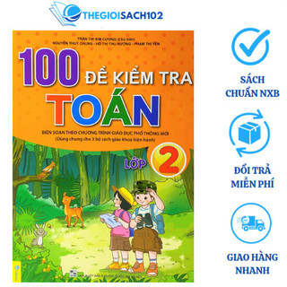 Sách - 100 đề kiểm tra toán lớp 2