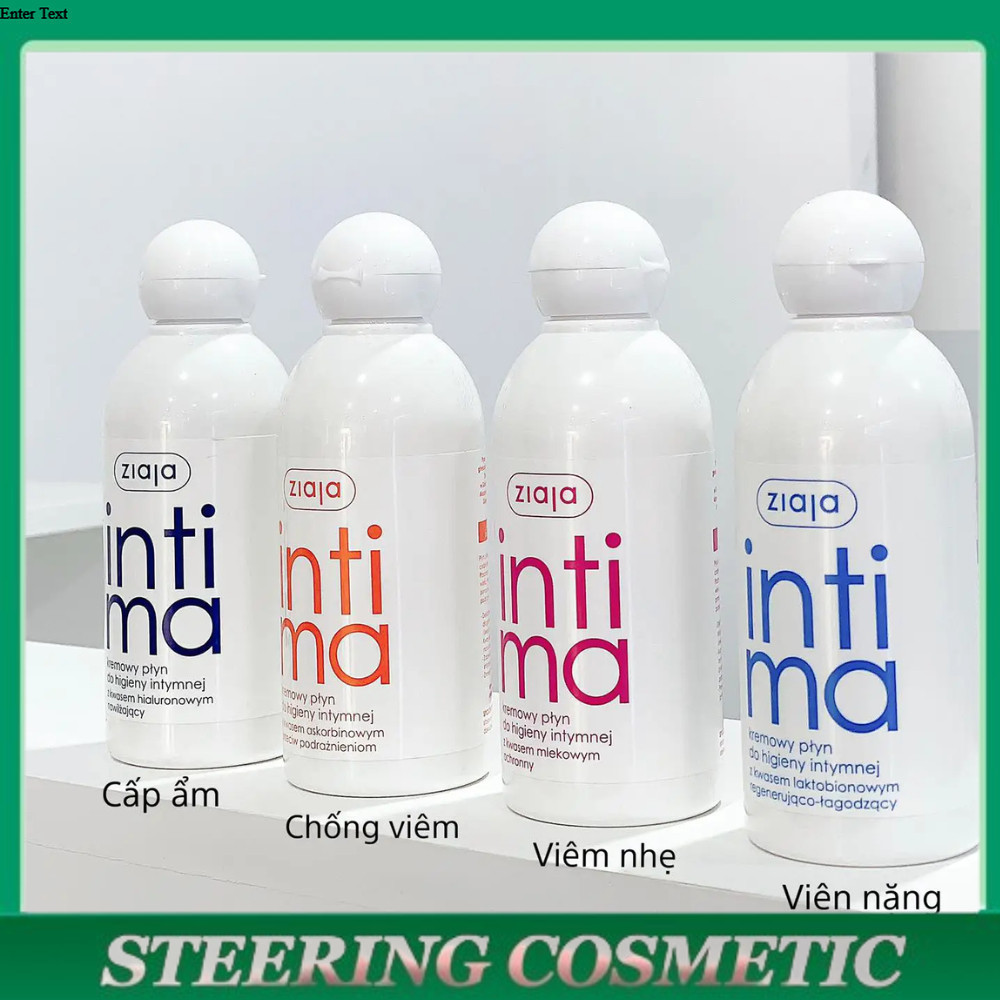 Dung dịch vệ sinh Intima Ziaja khử mùi dưỡng ẩm giảm ngứa rát chính hãng 200ml - Steering Cosmetics