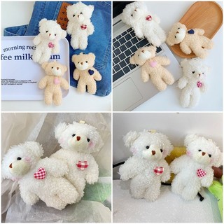Sang Trọng Gấu Búp Bê Móc Chìa Khóa Ins Trái Tim Dễ Thương Gấu Móc Khóa Túi Vui Vẻ Móc Khóa Quà Tặng Sinh Viên Mặt Dây Chuyền Vật Dụng Trang Trí