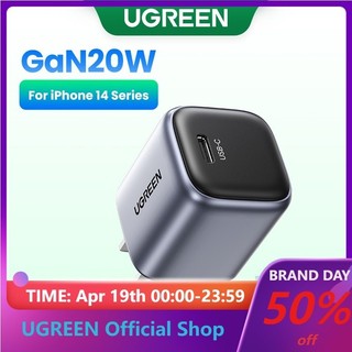 Củ sạc UGREEN USB-c 20w thích hợp cho iPhone 14 Pro Max iPad Galaxy Huawei
