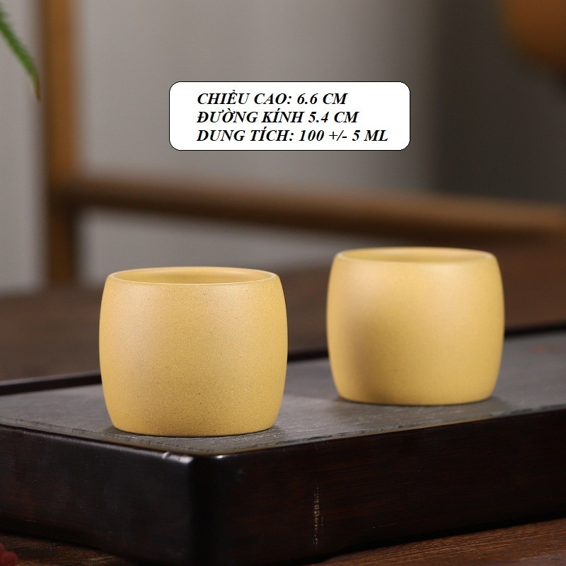 Chén Tử Sa Nghi Hưng 100 ML (Đoạn Nê)
